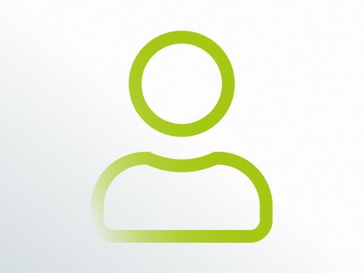 Grüne Kontaktperson