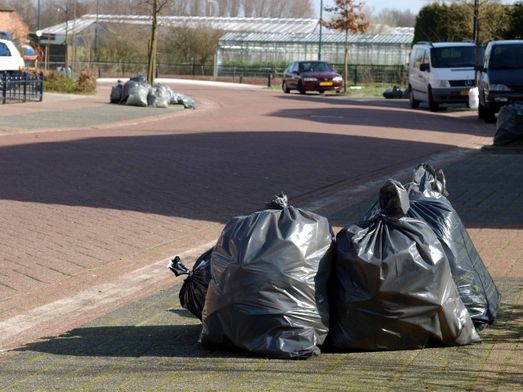 restafval in vuilniszakken