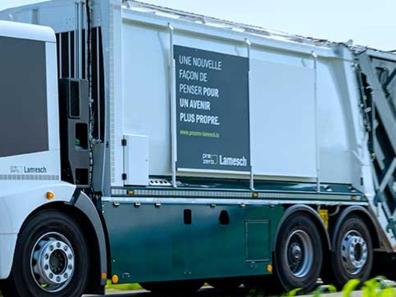 truck road blurred poster