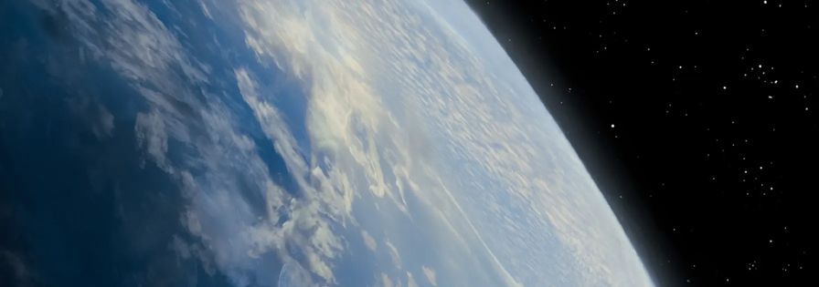 Del av planeten jorden sett från rymden
