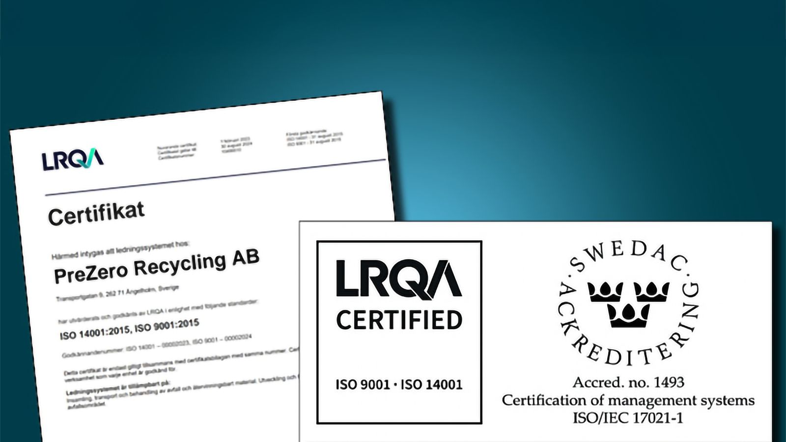 PreZeros certifikat, LRQA