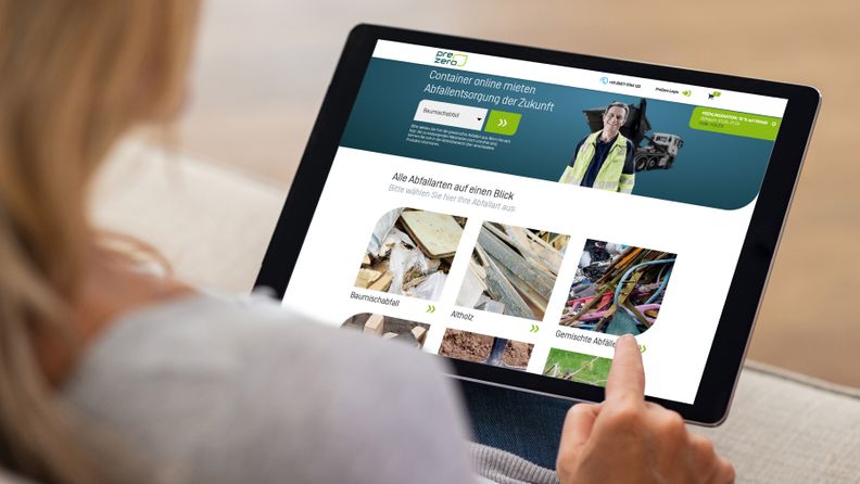 Webshop Tablet