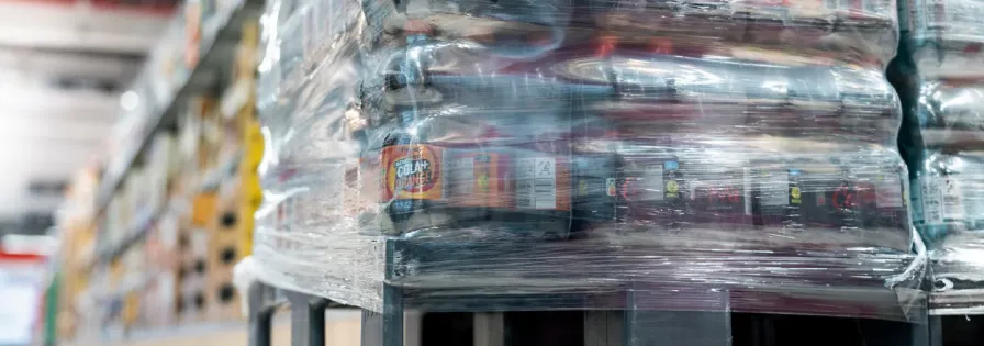 PreZero Lösungen für den Handel: Kunststoff-Paletten und Verpackungsoptimierung für effiziente Logistik in der Kreislaufwirtschaft.