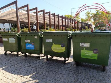 contentores recondicionados da PreZero Portugal na Feira de São Mateus_Práticas Sustentáveis