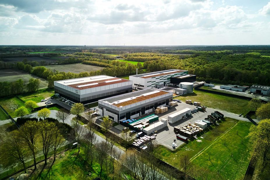 Drohnenaufnahme des Standortes in Meppen