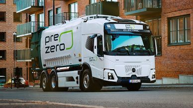 PreZero Elektrisch betriebenes Recyclingfahrzeug
