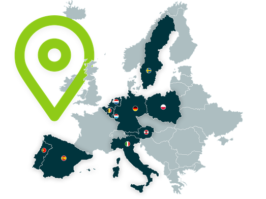infographic sales local support pin map flags