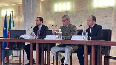 António Maria Cabral, Diretor Jurídico da PreZero Portugal | Carlos Batalhão, Advogado e árbitro do CAMIGAP |Fernando Pedroso, Diretor do Dep. Compras, C.M.Porto
