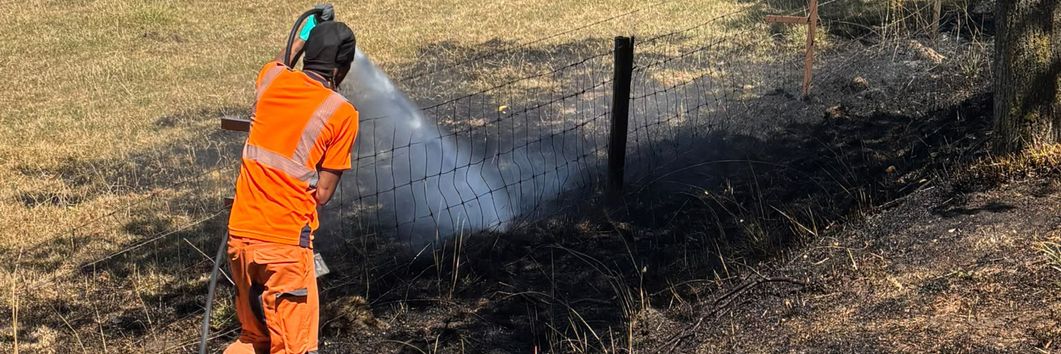 Une équipe PreZero Lamesch éteint un début d'incendie