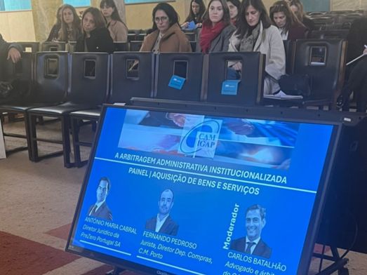 António Maria Cabral, Diretor Jurídico da PreZero Portugal participa no debate à alternativa da arbitragem, no congresso organizado pela CAMIGAP