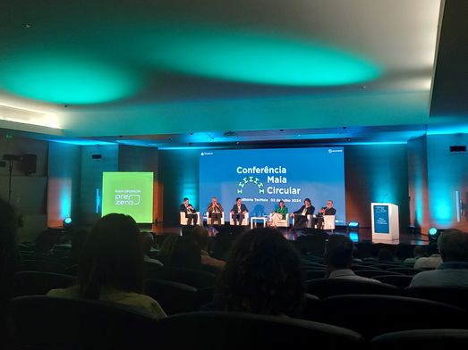Paulo Praça, Ana Cristina Carrola, Rui Fonseca, Pedro Simões, Fernando Leite e António Lorena - "Maia Circular", evento no qual a PreZero Portugal esteve presente