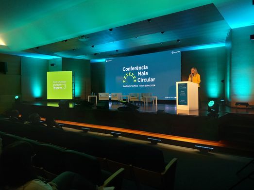 Marta Peneda na sessão de abertura "Mais Circular", na qual a PreZero Portugal esteve presente.