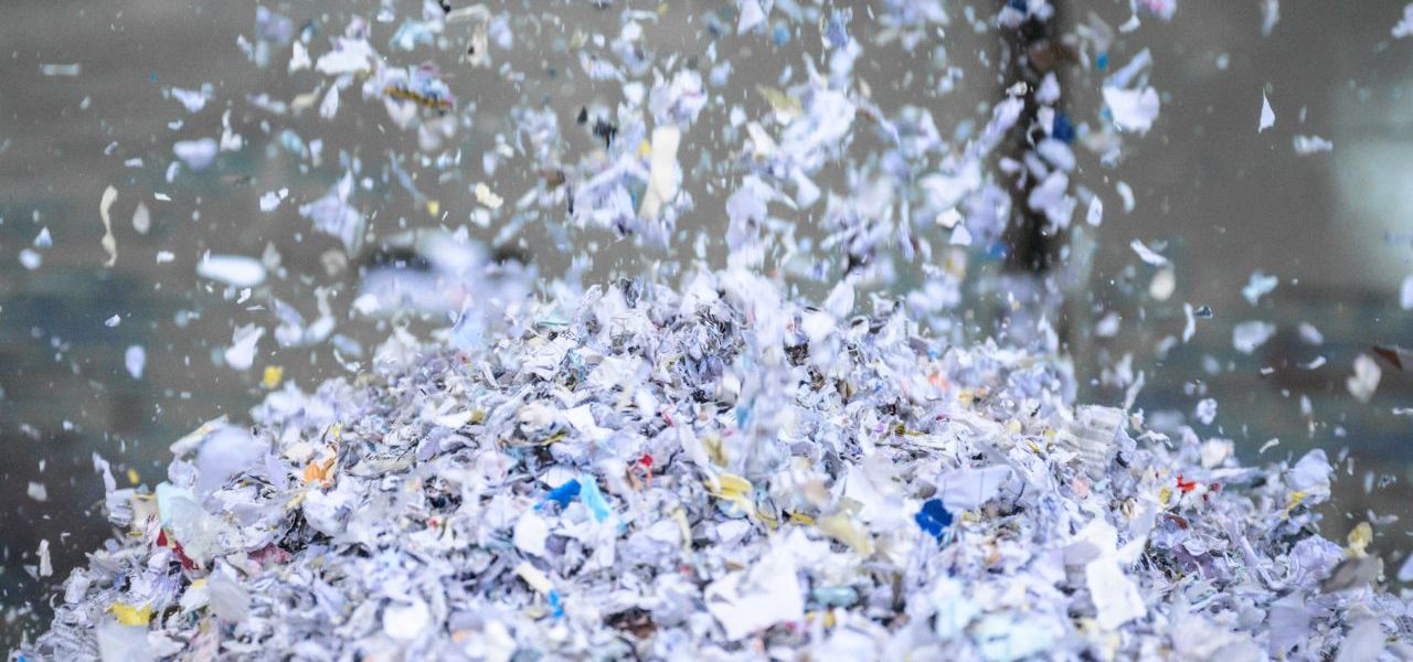 Vertrouwelijk papier snippers