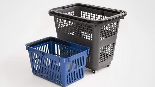 Einkaufskörbe aus Rezyklat