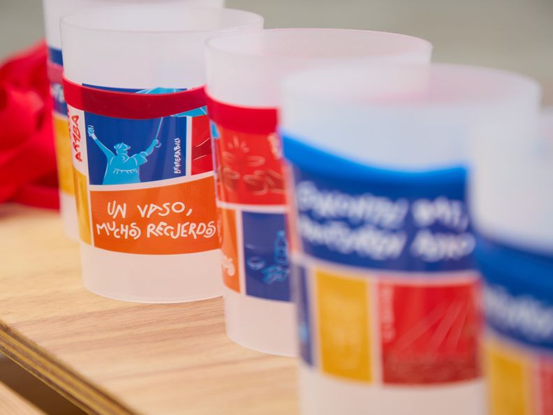 campaña menos plásticos más fiesta en Vitoria