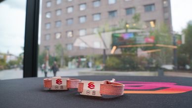 Sustainable Wristbands for experimenta Visit