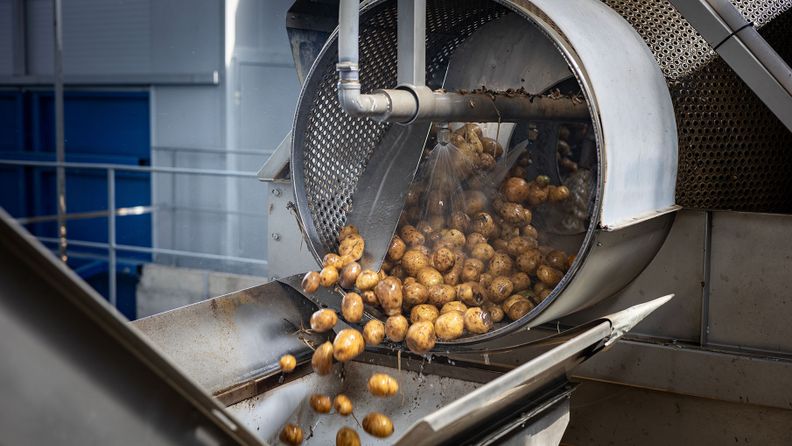 Kartoffelwaschtrommel