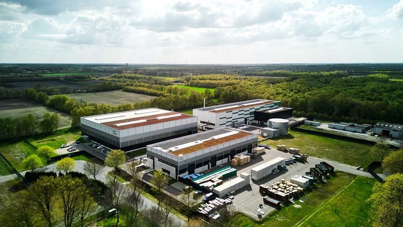Drohnenaufnahme des Standortes in Meppen