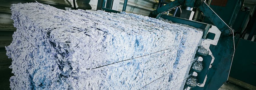 dechets recyclables papier balle