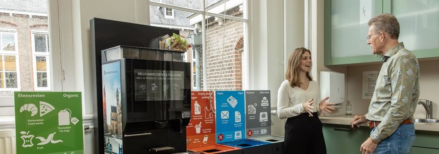 Universiteit Maastricht afvalinzameling