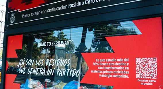 Estrenamos contenedor educativo en el Estadi Mallorca Son Moix