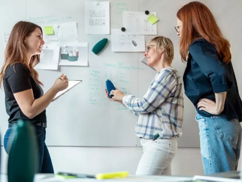 PreZero Team bei der Verpackungsberatung