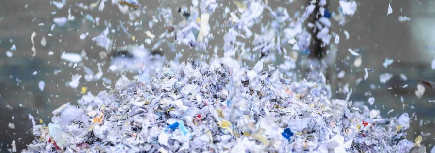 Vertrouwelijk papier snippers