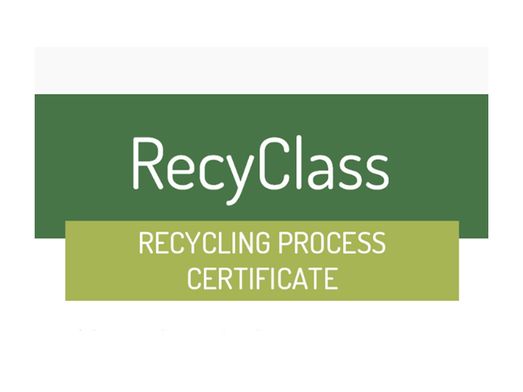 RecyClass Recycling Process Certificate