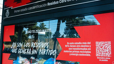Estrenamos contenedor educativo en el Estadi Mallorca Son Moix