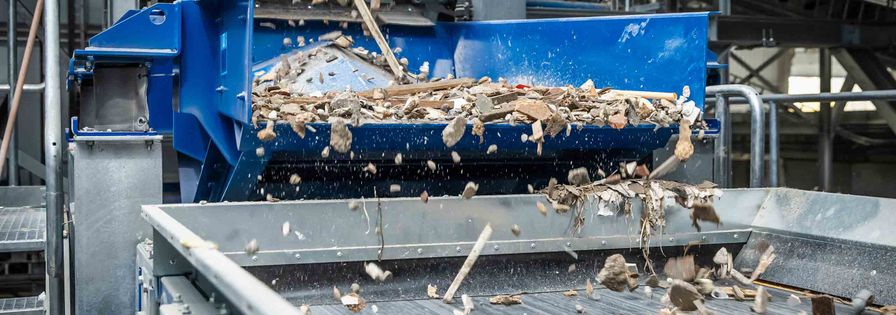 Sorteerinstallatie bouw- en sloopafval Groningen