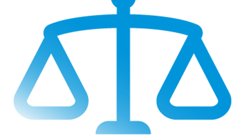 Waage Icon Blau