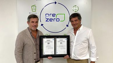 Tiago Borges, Administrador Delegado da PreZero Portugal, & Juan Rubio, Diretor de Engenharia e Operações da PreZero Portugal