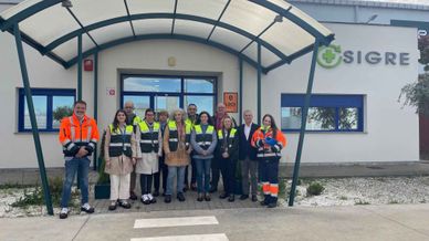 PreZero recibe a la Asociación de Periodistas de Información Ambiental (APIA) en su Planta de Clasificación de Envases y Residuos de Medicamentos
