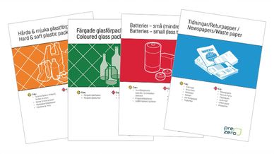 Illustration: Några exempel på PreZeros sorteringssymboler