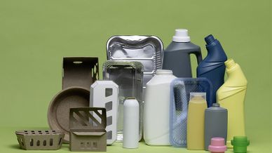 Verpackungen aus recyceltem Material