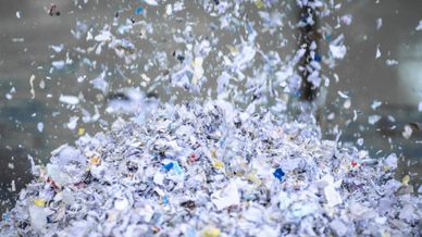 Vertrouwelijk papier snippers