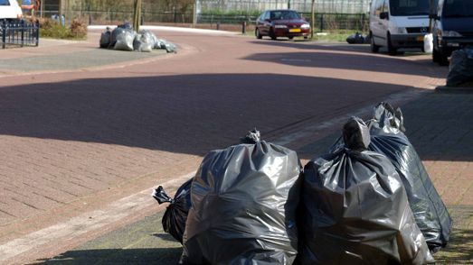 restafval in vuilniszakken