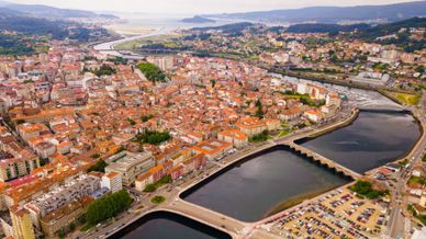Vista aérea Pontevedra