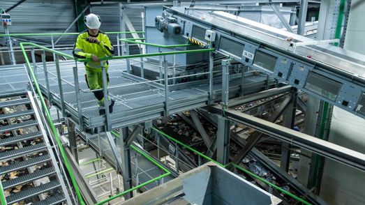 sorteerinstallatie kunststofverpakkingsmateriaal