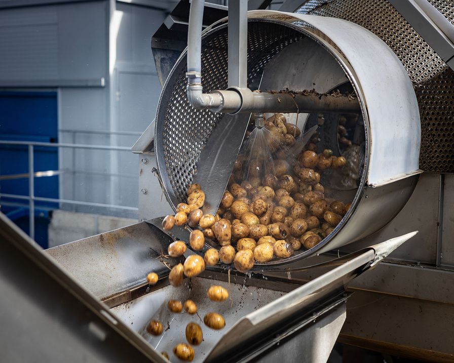 Kartoffelwaschtrommel