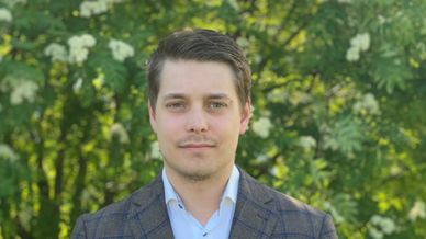 Elias Engström, ny regionchef på PreZero