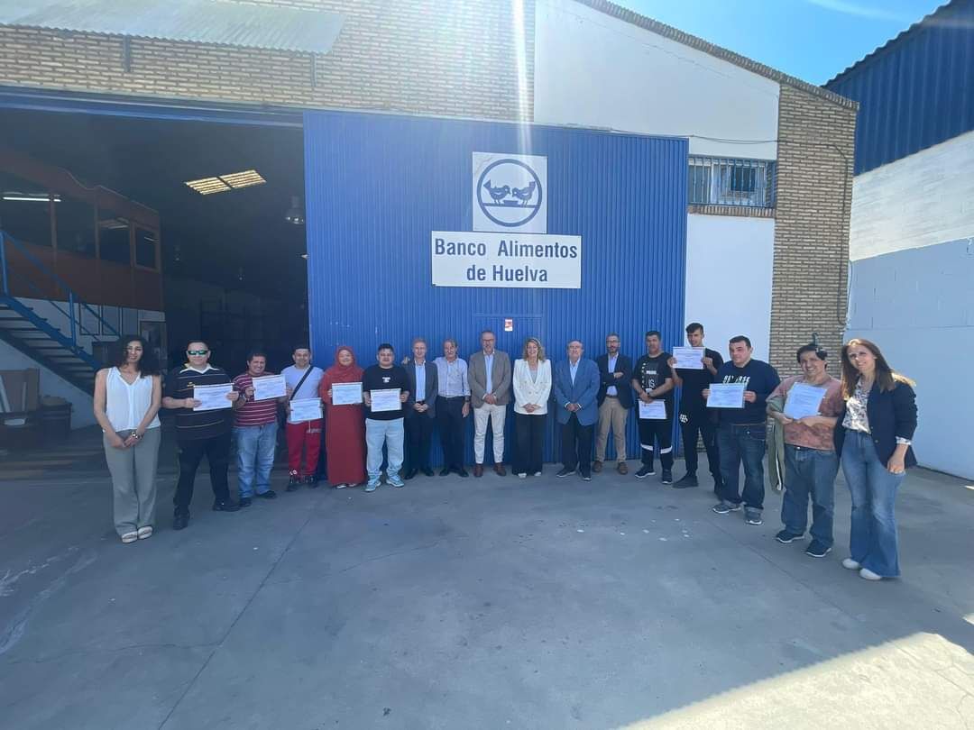 El Ayuntamiento y PreZero impulsan la inserción sociolaboral junto con el Banco de Alimentos de Huelva
