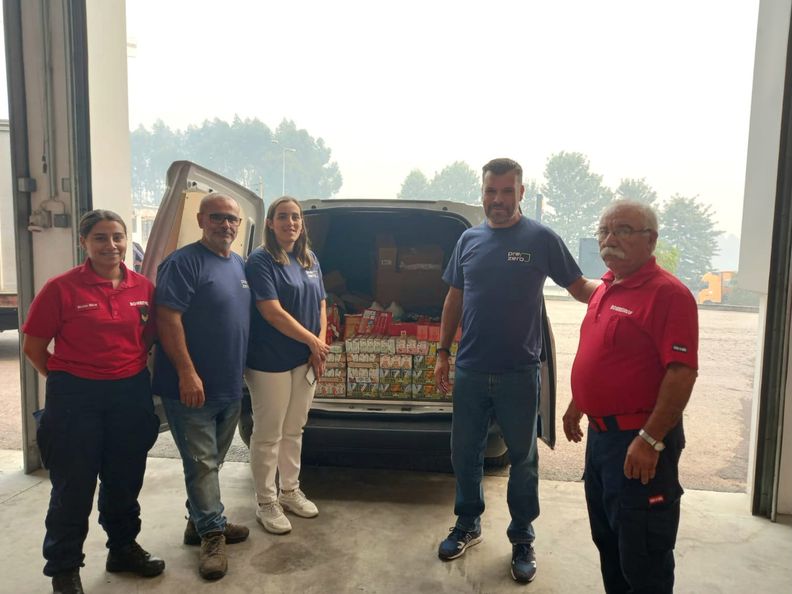 PreZero Portugal solidária com os Bombeiros Voluntários de Oliveira de Azeméis