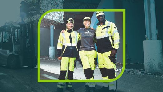 image with 3 people plant