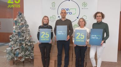 Paula Taveira, Miguel Faria, Isabel Azeredo e Mónica Gandra fazem 25 anos de empresa - PreZero Portugal