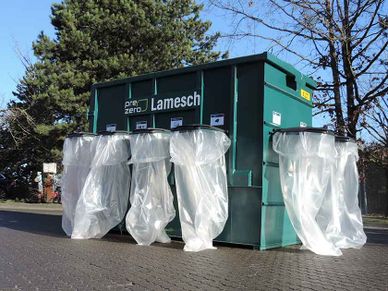 Déchets de chantier lamcube