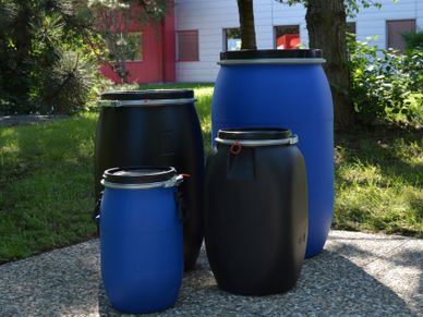 barrell multiple sizes group of four lids