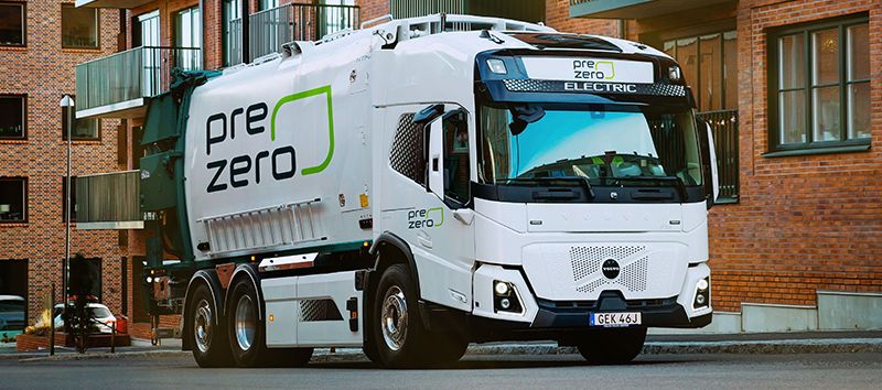 PreZero Elektrisch betriebenes Recyclingfahrzeug
