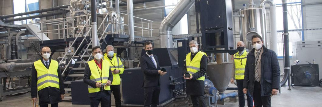Neueste Technik für geschlossene Kunststoff-Kreisläufe