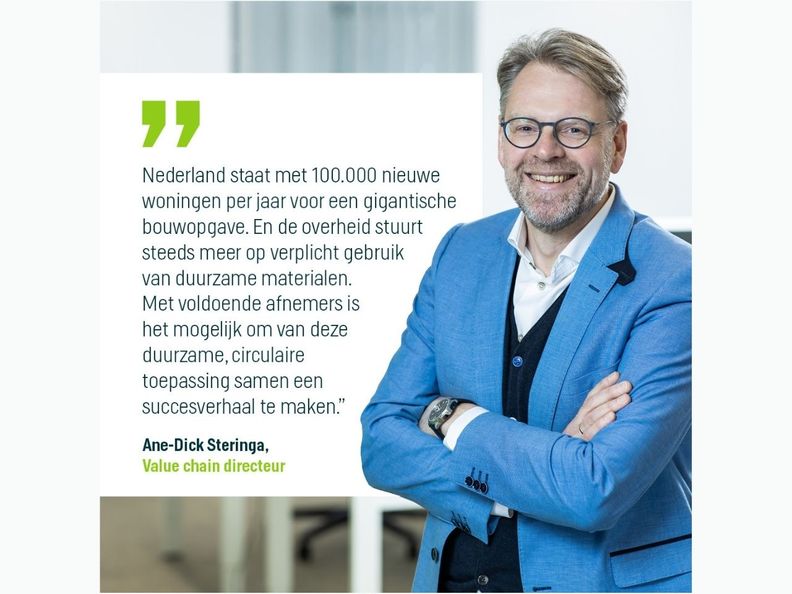 Ane-Dick Steringa quote over papier
